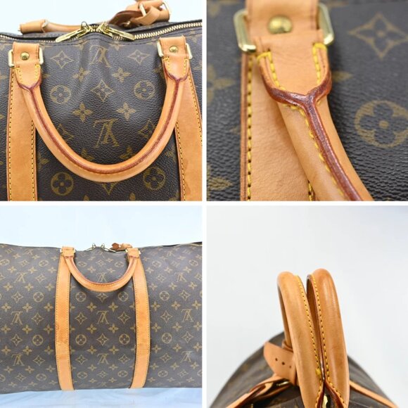 Authentic LOUIS VUITTON Keepall 60 Monogram Canvas Hand Bag bsj746-110625 - Picture 14 of 16